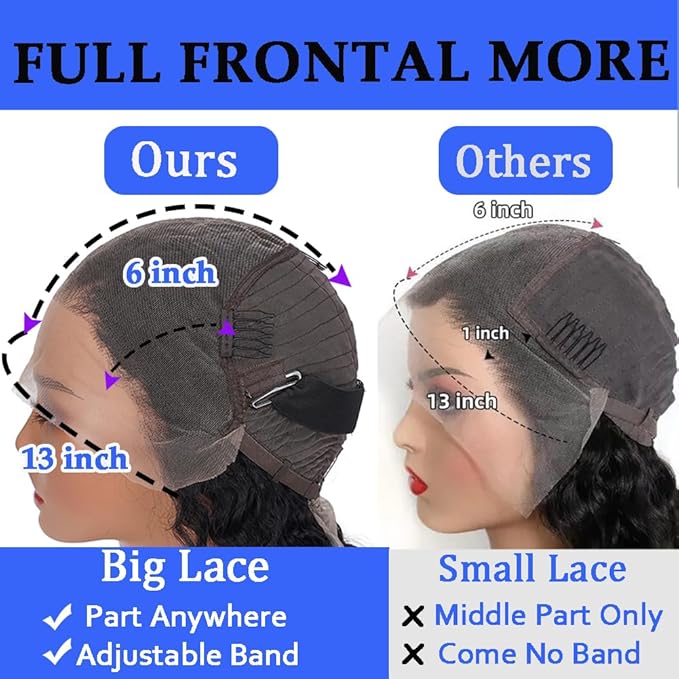 32 Inch 13x6 Lace Front Wigs Human Hair Pre Plucked Deep Curly HD Lace Front Wigs Human Hair 200 Density Deep Curly Glueless Wigs Human Hair With Baby Hair For Black Women