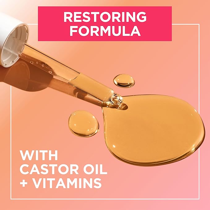 L'Oreal Paris Elvive Dream Lengths Restoring Shampoo With Fine Castor Oil and Vitamins B3 and B5 for Long, Damaged Hair, Visibly Repairs Damage Without Weighdown With System, 28 Fl Ounce (Pack of 2)