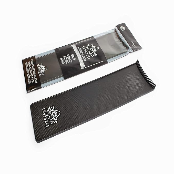 Authentic Cooboard Balayage Board with Teeth | Original Highlighting Paddle from The Maker of Cooboard Hair Highlighting Kit | Easy to Clean, Sturdy, Lightweight (Cooboard XXL Black)