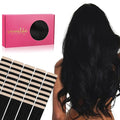 WENNALIFE Tape in Hair Extensions Human Hair, 40pcs 100g 22 inch Hair Extensions Real Human Hair Straight Tape in Extensions