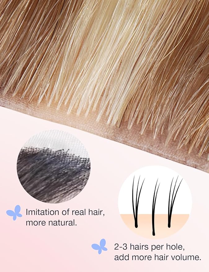 DOORES Invisi Edge Hair Extensions Real Human Hair Tape in, Dark Blonde Highlighted Bleach Blonde 10 Injection Tape-ins with 10 Injection Tape-ins 50g 20 Inch, Injected Tape in