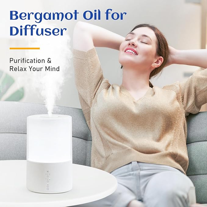 HIQILI 30ML Geranium Essential Oil， for Skin, Diffuser & Candle, 100% Pure and Natural - 1.01 Fl.Oz