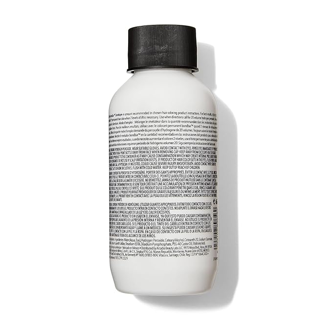 Bondbar 20 Volume Creme Developer, Repairing hair dye for all hair types, CrueltyFree*, ParabenFree, & Vegan, 4 Oz