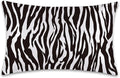 Satin Pillowcase 1 Pack-Zebra Black and White Silky Pillow Cover for Hair and Skin,Standard Size 20x26 Inch Soft Cooling Printed Pillow Cases with Hidden Zipper,Gifts for Women Men