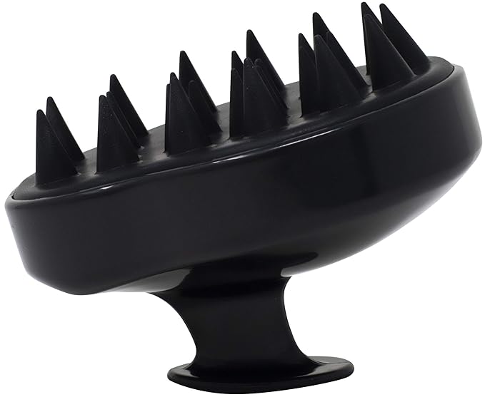 Spornette Scalp Massager Shampoo Brush Black