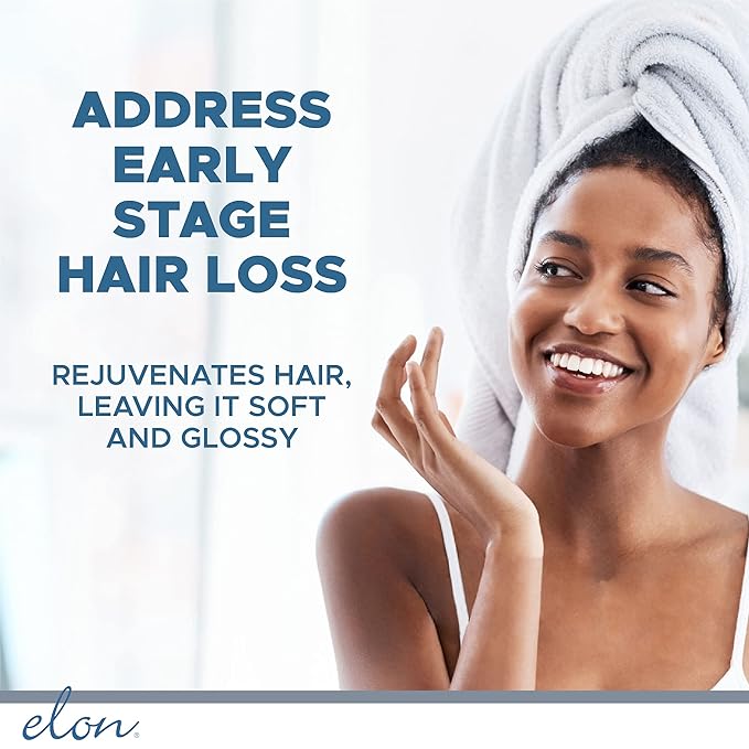 Elon Complete Kit for Early Hair Loss – Elon Scalp Cleaner & Leave-In Treatment + Matrix 5000 Supplement - Suitable for All Hair Types – Paraben Free & Sulfate Free