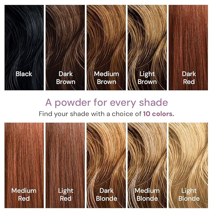 Style Edit Root Touch Up Powder (5 Pack) to Cover Up Dark Roots and Grays Between Salon Visits, Water Resistant, Non-Sticky, Compact And Mess-Free, Light Red Hair Color (Total of 5)