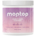 MopTop Curly Hair Gel Custard - Styling Gel for Moisturizing and Defining Soft Curls, Lightweight and Anti Frizz, Curly Hair Products for Waves, Coils & Kinks (Citrus Kumquat, 16oz)