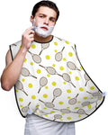 Men's Beard Maintenance Apron, Waterproof & Easy Clean, Sports Tennis Rackets Balls