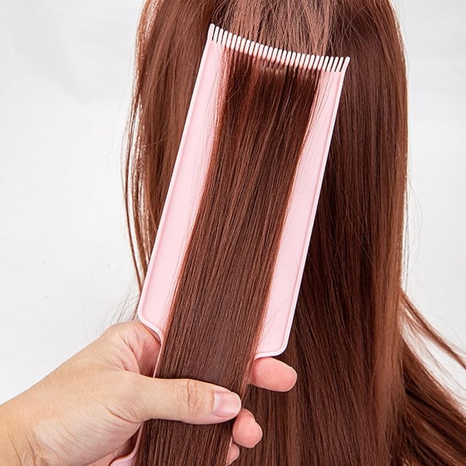 3PCS Hair Highlighting Kit, Plastic Board with Arc Comb Teeth, Easy to Use Widened Hair Dye Kit for Sectioning