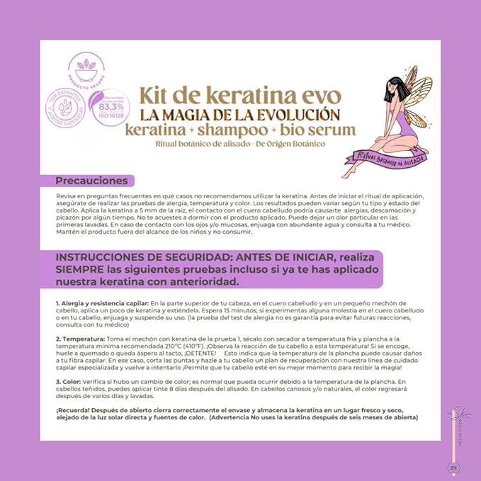 Ritual Botánico Keratina Orgánica | Treatment to Straighten, Repair and Relax Hair | All Natural, Organic & Vegan Ingredients | Product of Colombia| Keratin Large, 1 Liter/33.8 Fl Oz