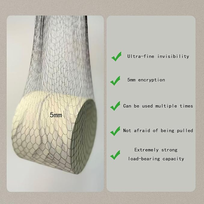 Invisible Hair Nets 50cm with 20Pcs,50Pcs U Shaped Bobby Pins,20Pcs Hair Ties and a Comb Styling Accessories Set,50cm for Ballet Bun,Wig,Food Service,Cabin Attendant, for Women and Girls(Black)
