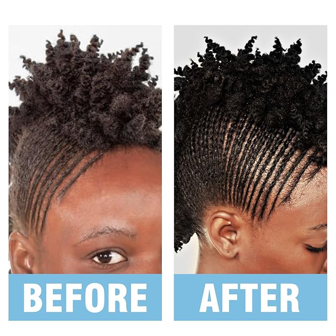 No-Water Braid Shampoo for Locs, Twists, Weaves - Rinse-Free, Dreadlock Shampoo for Build-Up, Odor, Itch & Flakes, No Residue, Chemical-Free, 6.8 fl oz