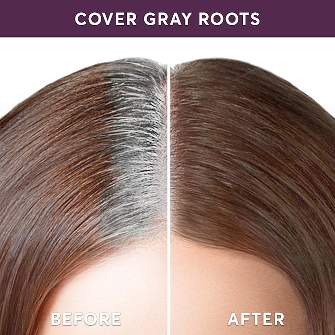 Madison Reed Root Touch Up + Brow Filler, Terra Medium Brown, Instant Gray Coverage, Fills in Brows & Thinning Hairlines, Temporary Concealing Powder, 0.13 oz (60 uses)