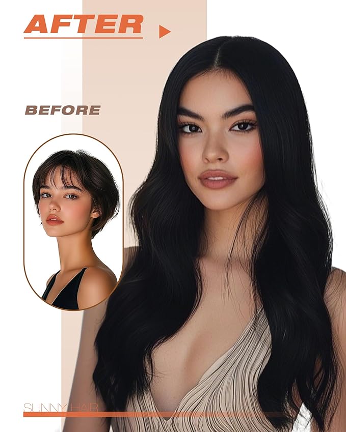 Sunny Hair Tape in Hair Extensions Human Hair 20inch Hair Extensions Real Human Hair Tape in Extensions for Women Jet Black Invisible Remy Hair Natural Straight Skin Weft Double Sided Tape 40pcs 100g