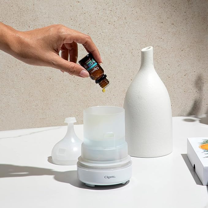 Cliganic Organic Tea Tree Essential Oil - 100% Pure Natural for Aromatherapy Diffuser | Non-GMO Verified (Packaging May Vary)