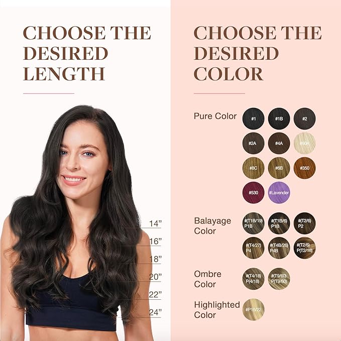 GOO GOO Clip in Hair Extensions Real Human Hair, Remy Human Hair Extensions Clip ins for Women, Natural Human Hair, 20inch 80g 2Pcs, #1B Natural Black