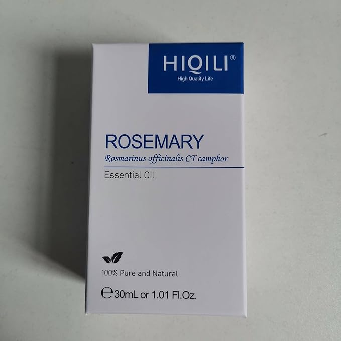 HIQILI Rosemary Essential Oil, Add to Shampoo & Conditioner, 100% Pure & Natural - 1 FI Oz