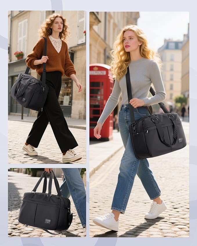 Gym Bag Womens,Travel Duffel Carry on Bag Sport Tote Bag Weekend Overnight Bag