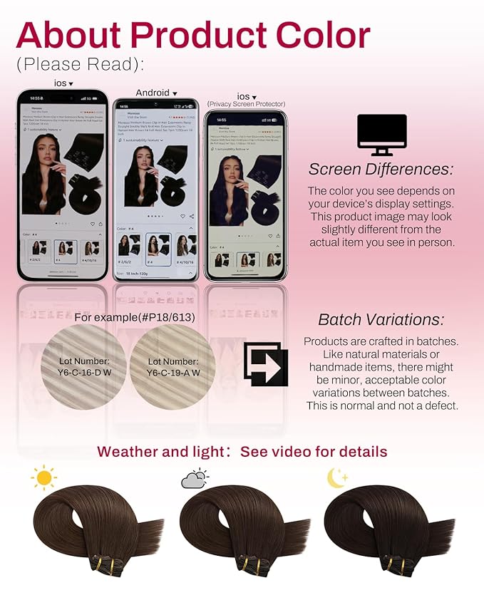Moresoo 14 inch Clip in Hair Extensions Chocolate Brown Hair Extensions Real Human Hair Clip ins Medium Brown Remy Human Hair for Women Short 80g/5pcs