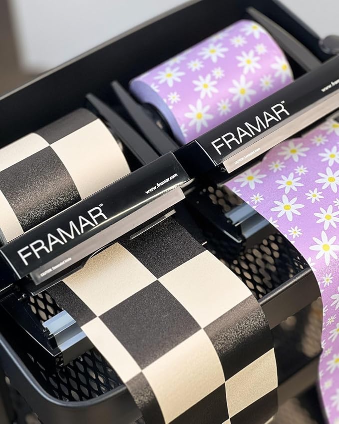 FRAMAR Checkered Hair Foil – Hair Foils For Highlighting Long Hair, Highlight Foils For Hair Highlighting, Salon Foils For Hair Highlighting Kit, Salon Foils For Hair Stylist – 320 ft