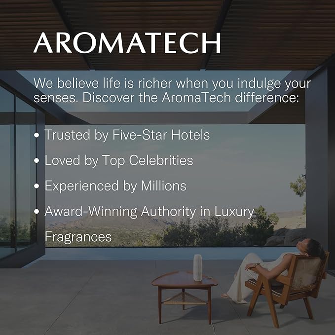 Aromatech Coconut & Peach Nectar Aroma Essential Oil Blend: Hotel Inspired Aromatherapy with for Ultrasonic Diffusers & Nebulizers - 0.3 fl oz, 10 mL