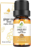 VINEVIDA Dried Ginger Root Essential Oil 10 mL - Undiluted Candle Scent DIY Scents for Candlemaking Soap Making Safe Skin,0.33 Fl Oz 1.33 Ounces