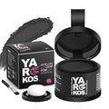 Hairline Shadow Powder, Black, Root Touch Up Powder for Instantly Gray Hair Cover Up, Women Color Root Coverage for Thinning Grey, Mens Roots Concealer for Hair Loss Beard Line, #5