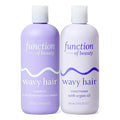 Function of Beauty Wavy Hair Shampoo & Conditioner Set - Sulfate-Free Shampoo & Conditioner Duo for Natural Wavy Texture - Lightweight, Anti-Frizz, Strengthening & Hydrating - Hair Care Products