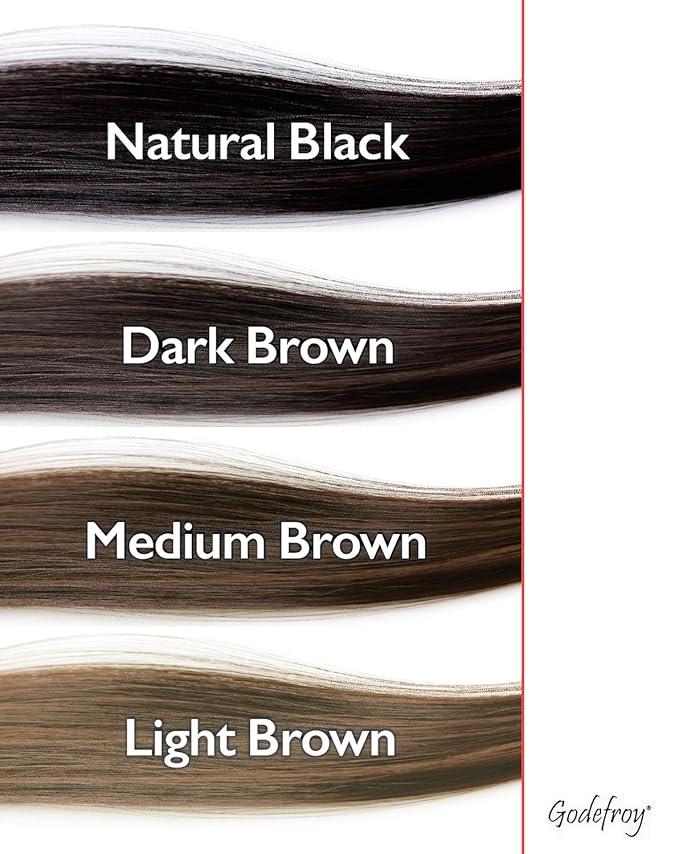 Godefroy Hair Color Kit for Spot Coloring Great For Small Areas Covers Up Gray Hairs Assorted Colors Available 4 Applicaion Kit, Light Brown, 1 Count