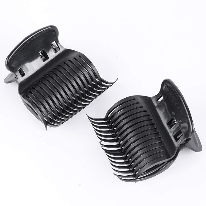 Tbestmax 24 Hot Roller Clips for Hair Curler Claw Clip Replacement Hair Section Styling for Women Girls Black