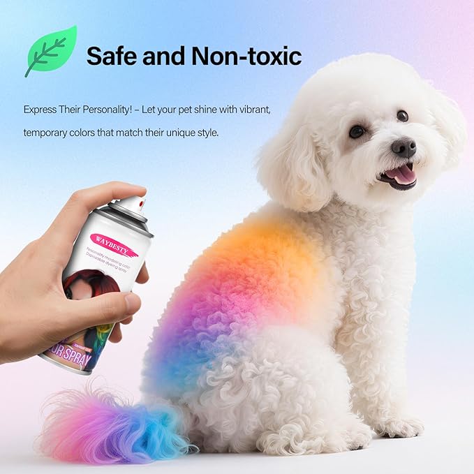 Temporary Hair Color Spray For Kids Women Men, Temporary Hair Dye Washable Hair Color Wax Non-Sticky For Cosplay Party DIY, Christmas Party, Halloween Crazy Hair Day (White, 4.06 oz)