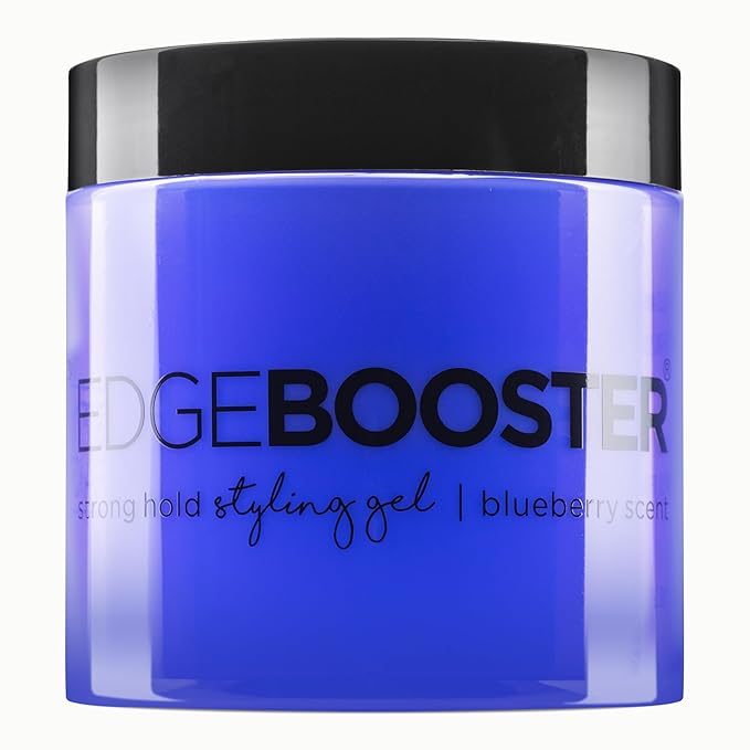 Style Factor EDGE BOOSTER® Strong Hold Styling Gel | Alcohol-Free Hair Gel with Camellia Sinensis Seed Oil for Curly, Wavy & Sleek Styles | Frizz Control, Long-Lasting and Flexible Hold (16.9oz)