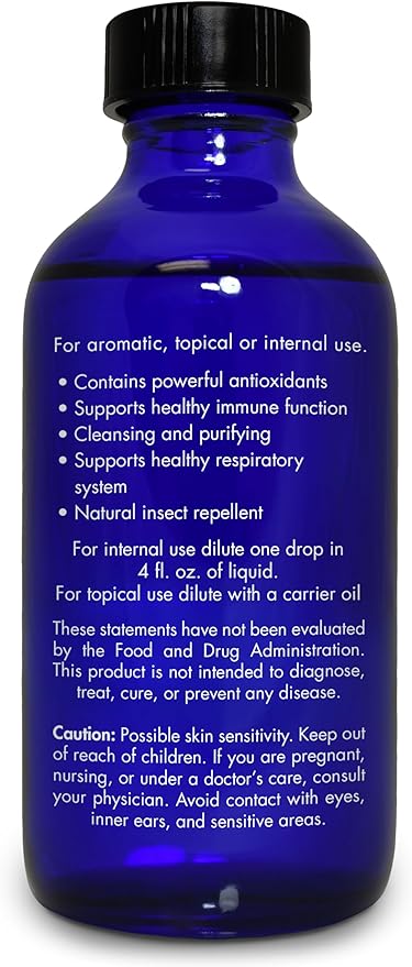 Thyme Essential Oil, Food Grade – 100% Pure, Thyme Oil, by Zongle Therapeutics, 4 OZ
