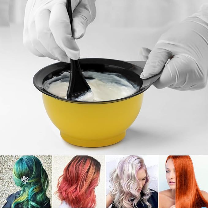 Segbeauty Hair Color Mixing Bowl, 1 pcs Hair Color Bowl Color Mixing Tint Bowl, Professional Dyeing Coloring Tool Set Kit for Salon Hairdressing, Light Plastic DIY Mixer