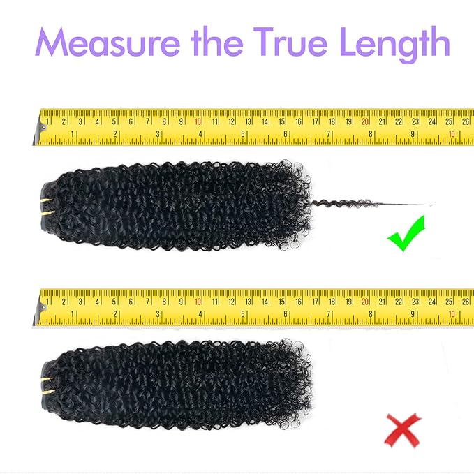 Seamless 3C 4A Kinky Curly Clip In Extension PU Weft Curly Clip in Extension Human Hair Clip Ins Full Head for Black Women Brazilian Remy Human Hair Natural Color 8Pcs with18clips 120g/Set (20 inch)