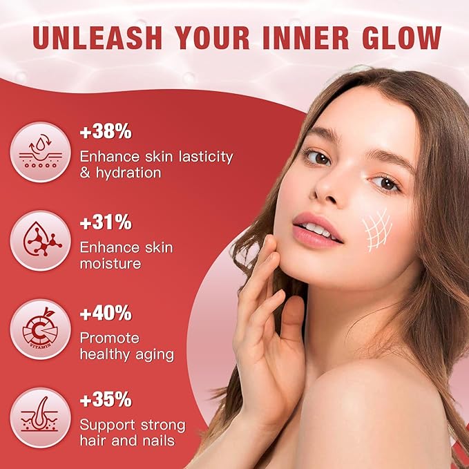 DRFOSTER Multi-Collagen-Peptide-Powder with Probiotics, 50 Servings of Hydrolyzed Collagen Peptides with Hyaluronic Acid, Biotin & Multivitamins - Supports Skin, Hair, Nails Health