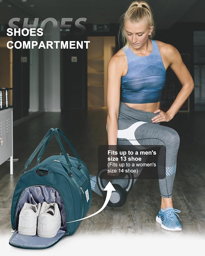 Gym Bag Womens,Travel Duffel Carry on Bag Sport Tote Bag Weekend Overnight Bag