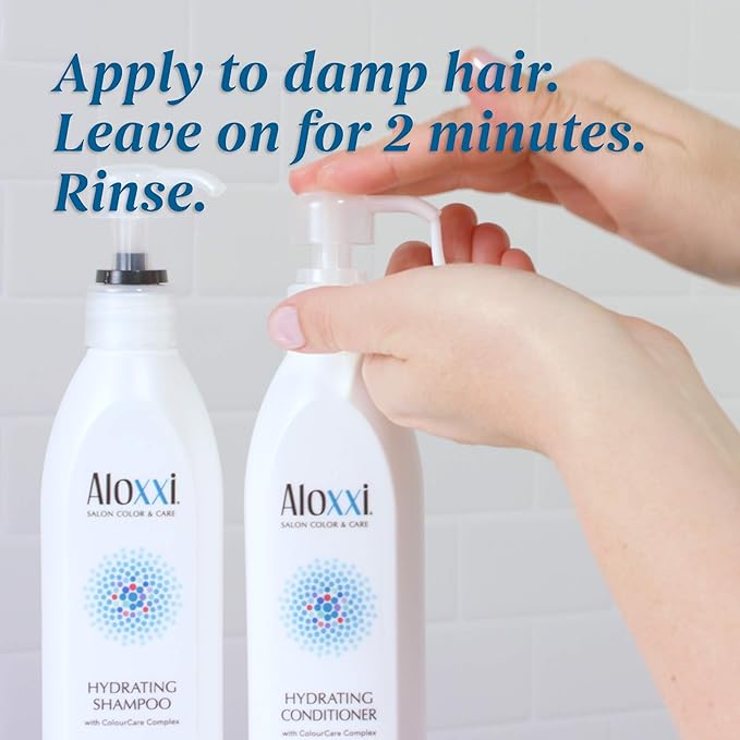 ALOXXI Hydrating Color Protectant Conditioner for Color Treated Hair with Keratin Jojoba & Olive Oils Nourishes and Repairs, 33.8 Fl Oz