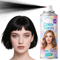 Temporary Black Hair Color Spray – 1-Day Washable Hair Color for Women Men Kids, Hair Spray for Halloween, Cosplay, Costumes, Parties, Festivals, Daily Styling