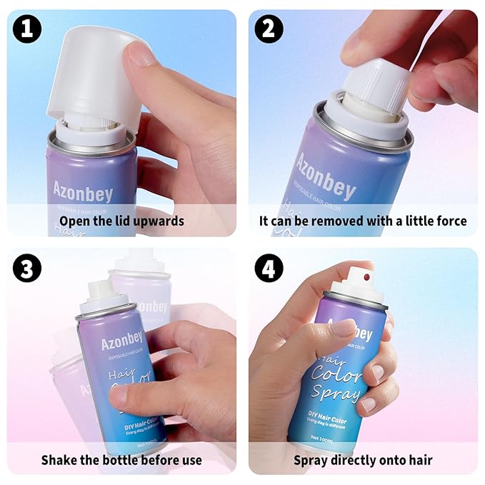 Halloween Hair Spray,Temporary Hair Color Spray for Women Kids Men,Washable Hairspray,Colored Hair Spray,Color Hairspray for Halloween,Party,Cosplay,Christmas Day (03#Gray)
