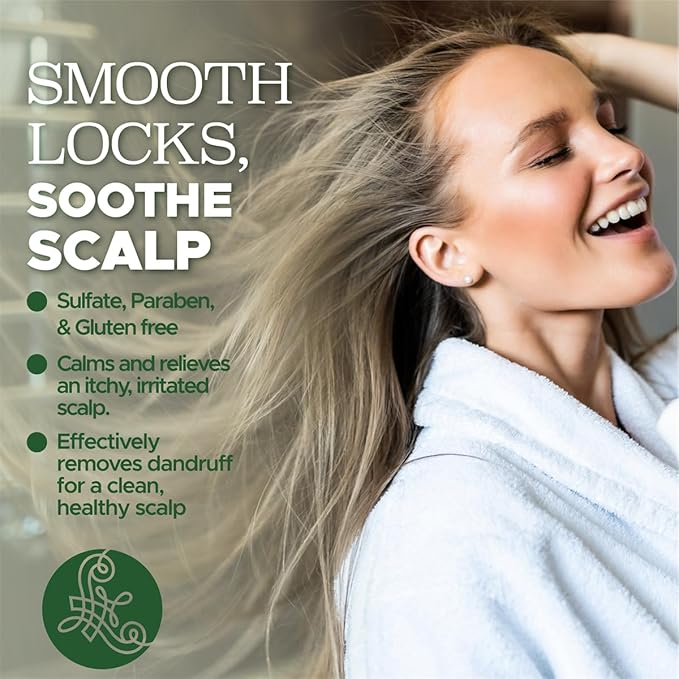 Luseta Tea Tree Mint Shampoo and Conditioner for Hair with Lavender, Tea Tree and Peppermint Oil Clarifying Shampoo and Conditioner, Sooth the scalp Fight Dandruff and Itchy for Women and Men