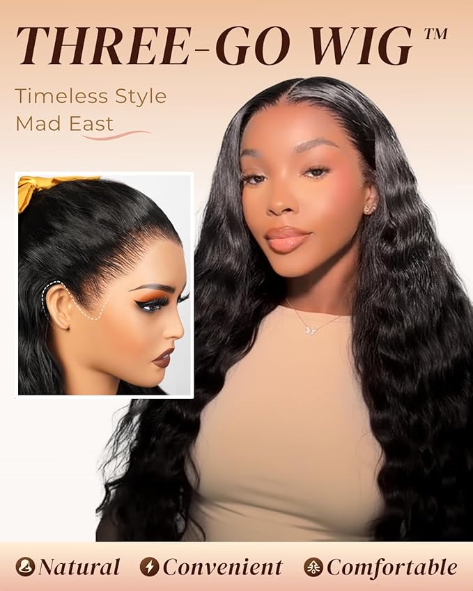 Arabella 13x6 Deep Curly Human Hair Wig 210% Density Curly Wigs Human Hair 100% Glueless Lace Front Wig 12a Pre Plucked Bleached Pre-Cut Wigs (22inch,13x6 deep curly wig)
