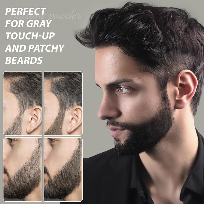 2 Pack Hairline Powder for Women and Men, Used to Root Touch Up Hair Color, Thinning and Gray Hair Coverage and Bald Spots Coverage, Light Gray