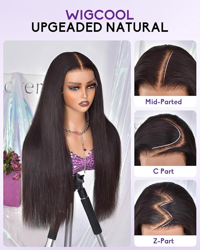 13x6 Lace Front Wigs Human Hair 180 Density Straight Transparent Lace Front Wigs Human Hair Pre Plucked Wigs for Women Glueless Wigs No Synthetic Blend Triple Lifespan 3X 20inch