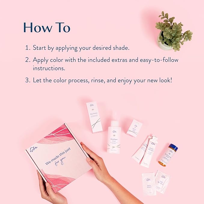 eSalon Permanent Hair Color & Hair Dye Kit - Dark Blonde - Professional-Grade Ammonia-Free Colorist for Up To 100% Gray Coverage on All Hair Types