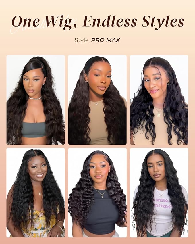 Arabella 13x6 Deep Curly Human Hair Wig 210% Density Curly Wigs Human Hair 100% Glueless Lace Front Wig 12a Pre Plucked Bleached Pre-Cut Wigs (24inch,13x6 deep curly wig)