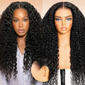 Arabella 13x6 Lace Front Wigs Human Hair 210% Density Glueless Wigs Human Hair 100% Curly Wave Human Hair Wigs 12A Pre Plucked Pre-Bleached Pre-Cut Glueless Wig (30inch,13x6 deep curly wig)