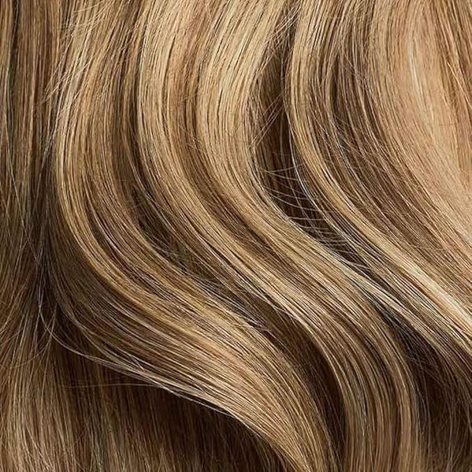 Luxy 100% Remy Human Hair – Halo Clip-In Hair Extensions –Natural Looking Volume & Length - One-Piece - Easy 5-Min Application 150 grams 12" Bronde Balayage Halo