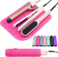 Plus Size Silicone Heat Resistant Mat, Portable Travel Hot Tools Pad Cover for Curling Iron, Flat Iron, Hair Straightener and Other Hair Styling Tools(12.0" x 9.0")